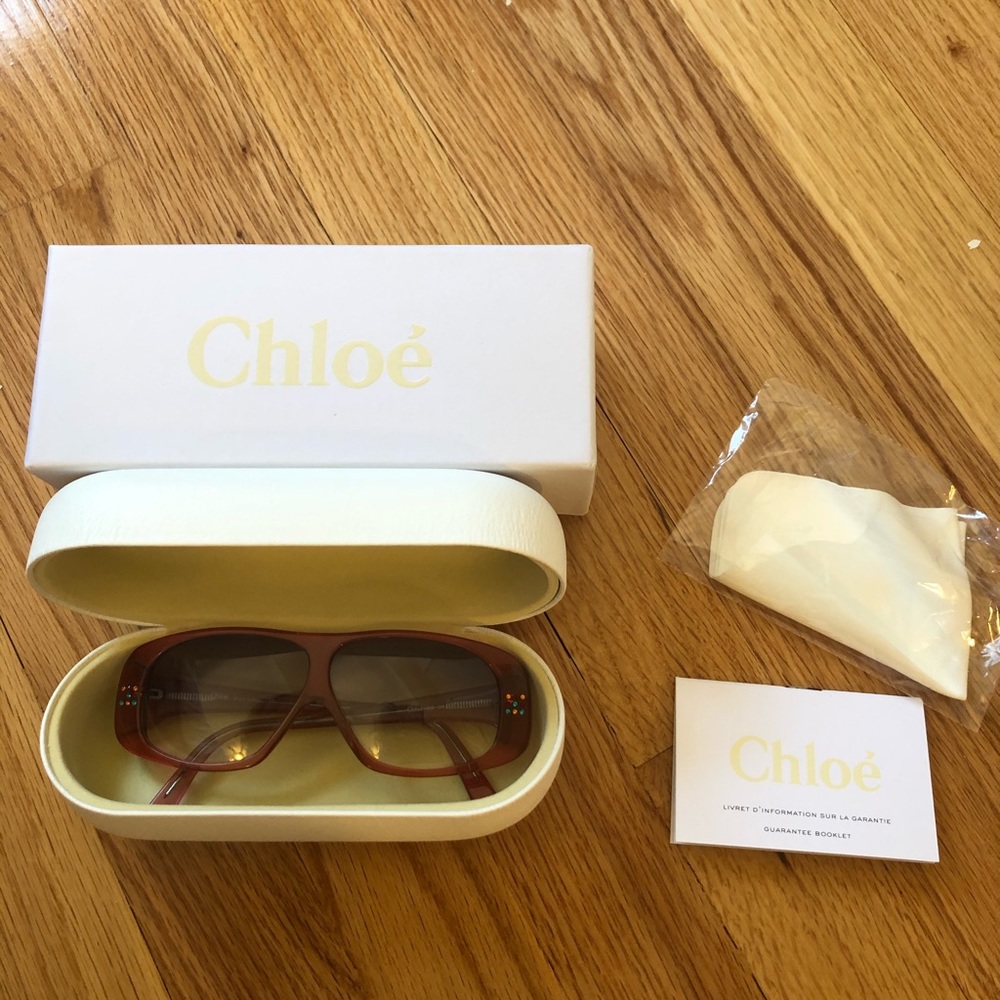 Chloe’ Jewel embellishment sunglasses